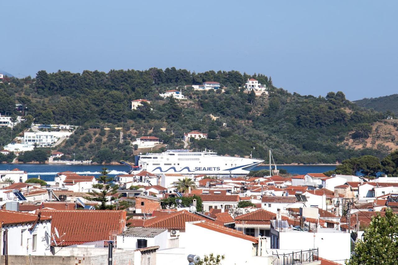 D & E Apartments Skiathos-Stadt Exterior foto